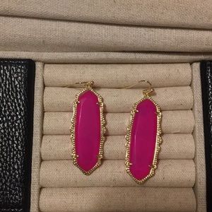 Kendra Scott Pink Dangling Earrings